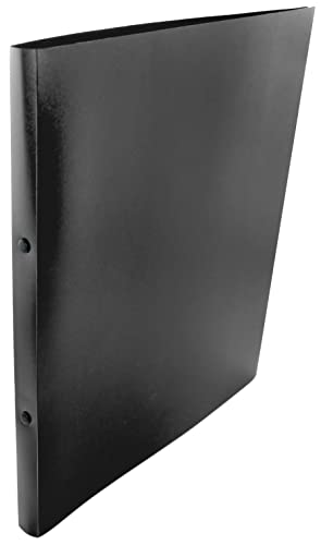 Kangaro Ringbuch Blickdicht Schwarz (PP, DIN A4, 2-Ringe 16mm O-Mechanik, Rücken 20mm) von Kangaro