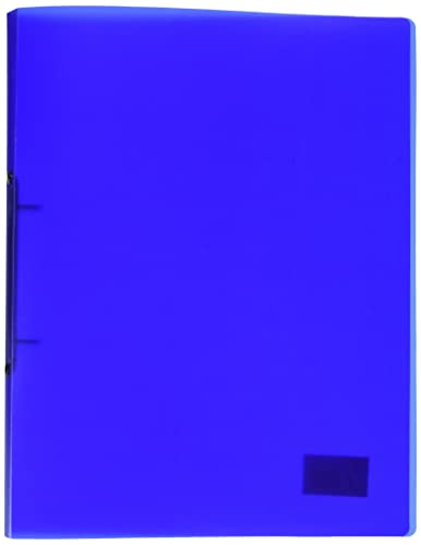 Kangaro Ringbuch Transparant Blau (PP, DIN A4, 2-Ringe 16mm O-Mechanik, Rücken 20mm) von Kangaro