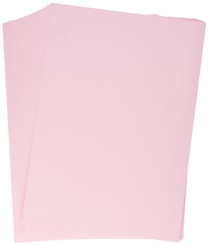 Kangaro - Tonpapier Pastell Rosa DIN A4-160g/m² FSC mix – 50 pack - Briefpapier Bastelpapier DIY von Kangaro