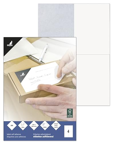 Kangaro Universal Etiketten ILK 105x148mm Box 100 Blatt 4 Etiketten per Blatt Kangaro Universal Etiketten ILK 105x148mm Box 100 Blatt 4 Etiketten per Blatt von Kangaro