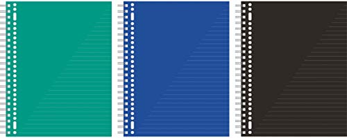 Kollegeblock A4 3-er Pack. 80 Blatt 60gr. Grün, Blau und Schwarz Kollegeblock A4 3-er Pack. 80 Blatt 60gr. Grün, Blau und Schwarz von Kangaro