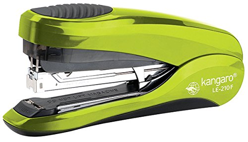 OFFICE PRODUCTS KALE210F-02 Zszywacz Kangaro Le-210F, Zszywa do 40 Kartek, Zielony Kangaro Le-210F Set, bis zu 40 Blatt, grün von KANGARO