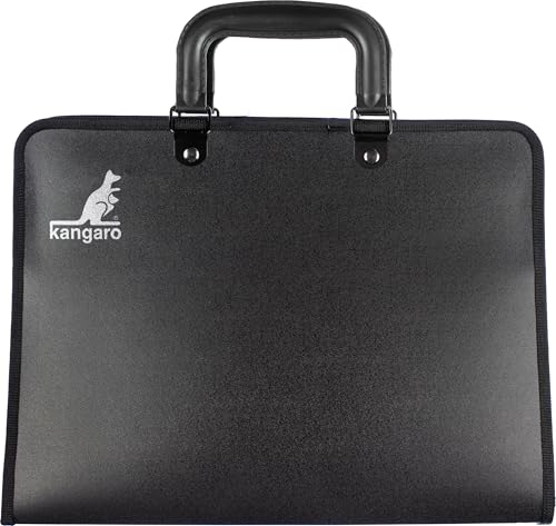 Zeichenmappe Kangaro A4 schwarz mit griff von Kangaro
