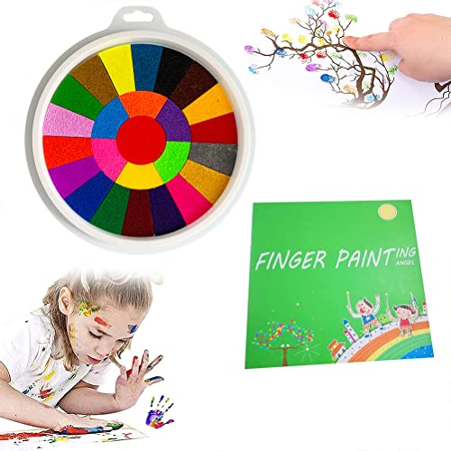 Fingerfarben Kinder Ungiftig, Lustige schöne Fingermalerei-Zeichnungsspielzeug-Kit Fingerwerkzeuge Pädagogisches Schlamm-Malerei-Geschenk, waschbares Finger-Zeichnungsspielzeug, Mal-Kits für Kinder von Kangmeile