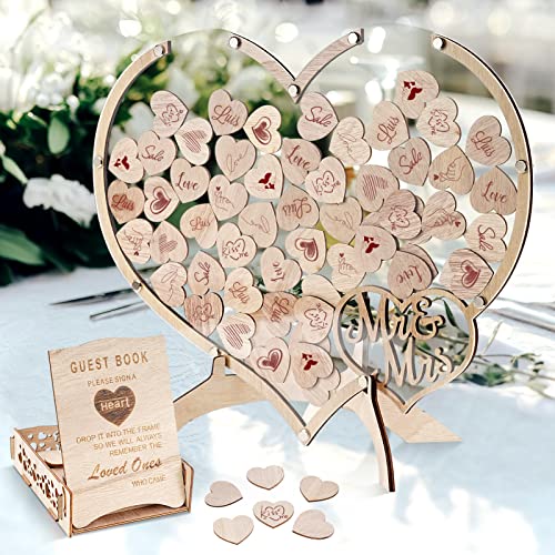 Kannino Hochzeitsgästebuch, Gästebuch, Hochzeitsempfang mit Holzherzen Dropbox, Hochzeitsgästebuch-Alternative, Hochzeitsgästebuch-Ideen, rustikale Hochzeitsdekoration für Party, Hochzeit und Empfang Kannino Hochzeitsgästebuch, Gästebuch, Hochzeitsempfang mit Holzherzen Dropbox, Hochzeitsgästebuch-Alternative, Hochzeitsgästebuch-Ideen, rustikale Hochzeitsdekoration für Party, Hochzeit und Empfang von Kannino