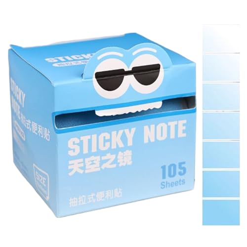 Cute monster1 Pattern Sticky Notes, Zufällige Farbmonster Sticky Note, Kreative Haftnotizen Herausgezogen, Zurück Zum Schulgeschenk Für Lehrer Und Schüler (105 Blätter/Roll) von Kanoauo