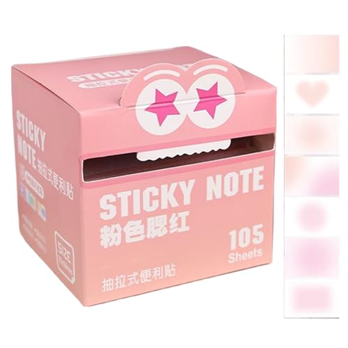 Cute monster1 Pattern Sticky Notes, Zufällige Farbmonster Sticky Note, Kreative Haftnotizen Herausgezogen, Zurück Zum Schulgeschenk Für Lehrer Und Schüler (105 Blätter/Roll) von Kanoauo