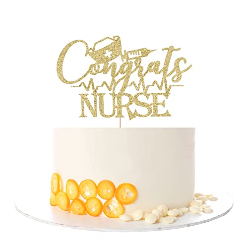 Kaoenla Congrats Nurse Cake Toppers - 2022 Medical Graduation, Nursing Day, Nurses Day Party Cake Decorations Kaoenla Congrats Nurse Cake Toppers - 2022 Medical Graduation, Nursing Day, Nurses Day Party Cake Decorations von Kaoenla