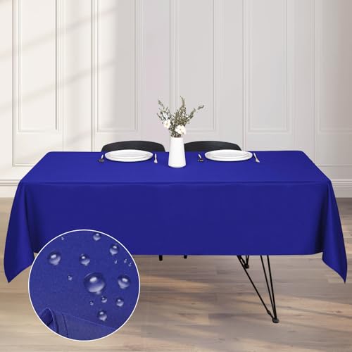Kapwall Tischdecke Outdoor Abwaschbar 137x200 Blau Gartentischdecke Tischdecken Table Cloth für Outdoor, Garten, Hochzeit, Kapwall Tischdecke Outdoor Abwaschbar 137x200 Blau Gartentischdecke Tischdecken Table Cloth für Outdoor, Garten, Hochzeit, von Kapwall