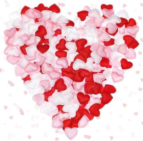 300 Stück Valentinstag Herz Konfetti- Liebe Herz Geformt Biskuit-Blütenblatt Romantische Dekoration Für Tische Hochzeit Dekoration Zubehör Baby Dusche Party von KarFri