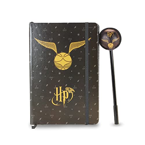 Harry Potter Wings-Geschenkbox mit Tagebuch und Fashion Kugelschreiber, Schwarz von Karactermania