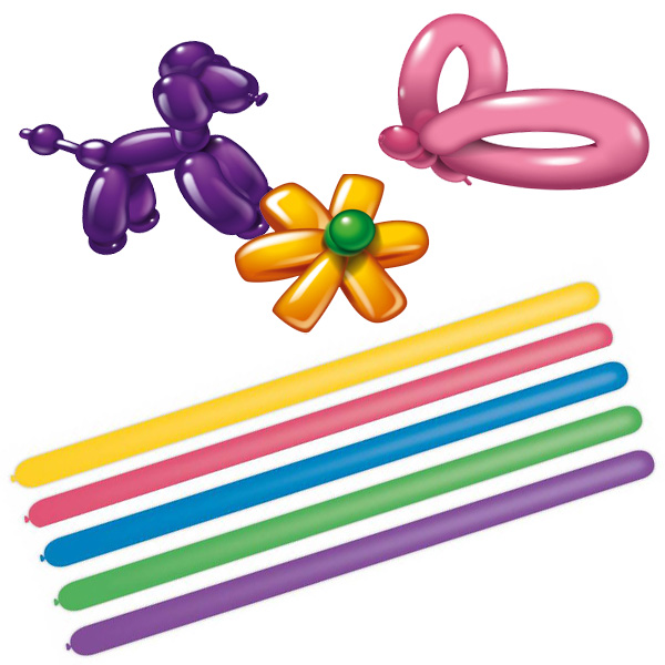 XXL Modellierballon-Set, 100 bunte Ballons, 115cm lang XXL Modellierballon-Set, 100 bunte Ballons, 115cm lang von Karaloon GmbH