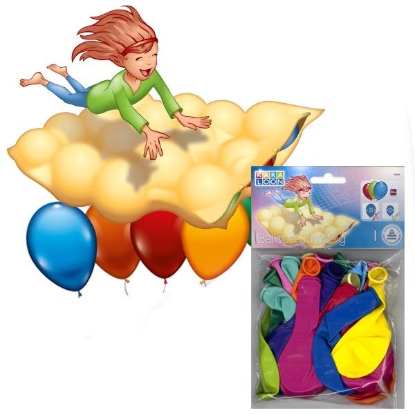 Ballon Jumping-Set, 30 bunte Latexballons, der neue Hüpfspaß f. Kinder von Karaloon