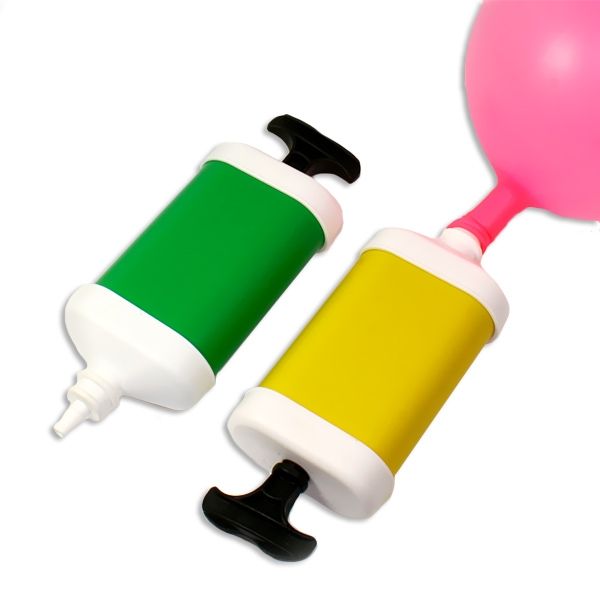 Ballonpumpe klein, 18cm, 1 Stück, Luftballonpumpe als Aufblashilfe