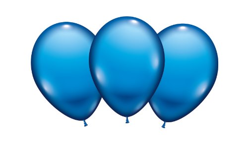 Karaloon 10006-8 Ballons 23-25 cm, blau von Karaloon