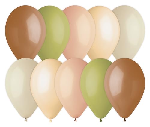 Karaloon 10030 Ballons Natural Range I Luftballons grün & braun 25 cm I 15 Stück I Helium Ballons in Naturfarben I Aus nachhaltigem Naturkautschuk Karaloon 10030 Ballons Natural Range I Luftballons grün & braun 25 cm I 15 Stück I Helium Ballons in Naturfarben I Aus nachhaltigem Naturkautschuk von Karaloon
