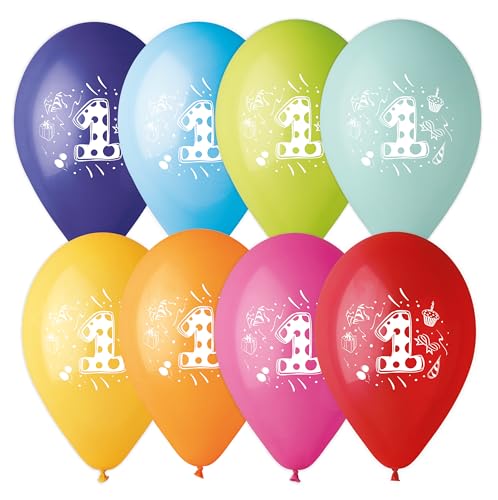 Karaloon 30000 Zahl Luftballons, 2 Gelb 2 Rot 2 Grün 2 Blau, Einheitsgröße von Karaloon
