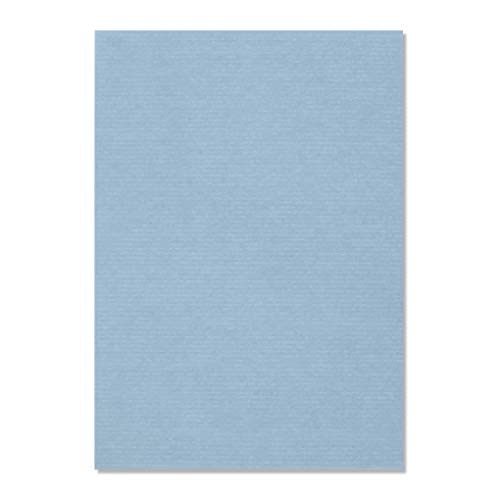 Karen Marie, A4 Vellum/Pergament Papier blau/gestreift, 10 Bögen von Karen Marie Klip Papirmuseets By A/S