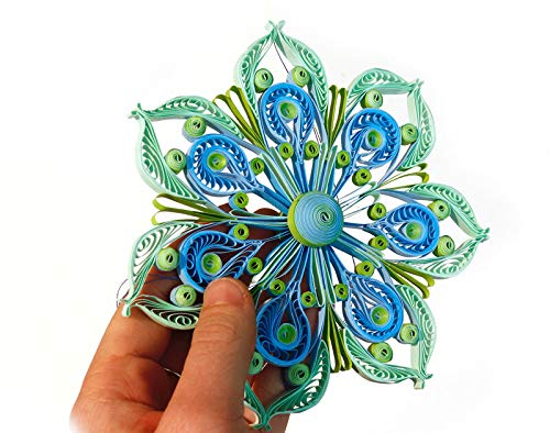 Karen Marie Klip Papirmuseets By A/S Quilling Template, Februar Mandala von Karen Marie Klip Papirmuseets By A/S