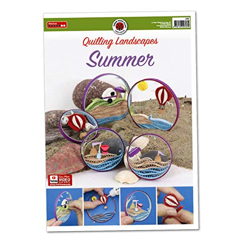 Karen Marie Klip: Quilling Anleitung, Landscapes Summer von Karen Marie Klip Papirmuseets By A/S