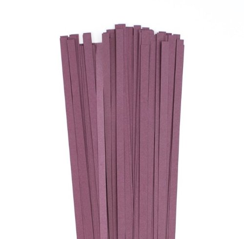 Karen Marie Klip: Quilling Papierstreifen Bordeaux, 5x450mm, 115 g/m2. 80 Streifen von Karen Marie Klip Papirmuseets By A/S