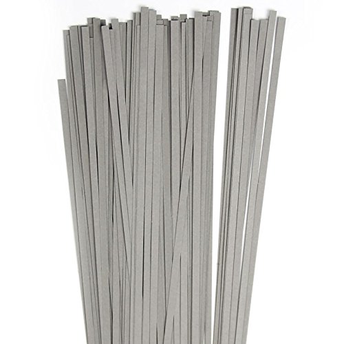 Karen Marie Klip: Quilling Papierstreifen Grey, 3x450mm, 115 g/m2, 100 Streifen von Karen Marie Klip Papirmuseets By A/S