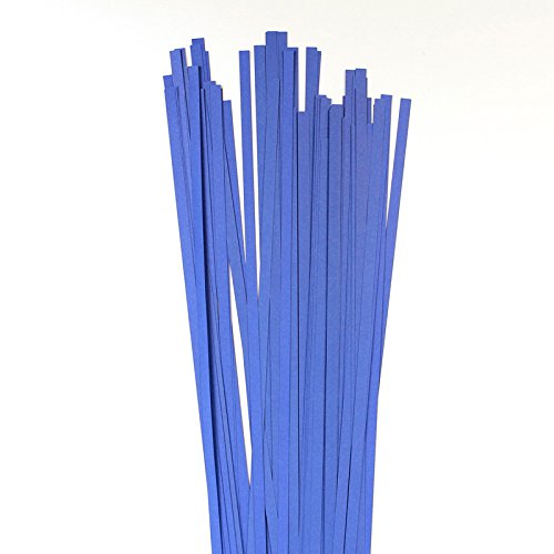 Karen Marie Klip: Quilling Papierstreifen Iris Blau, 5x450mm, 115 g/m2, 80 Streifen von Karen Marie Klip Papirmuseets By A/S