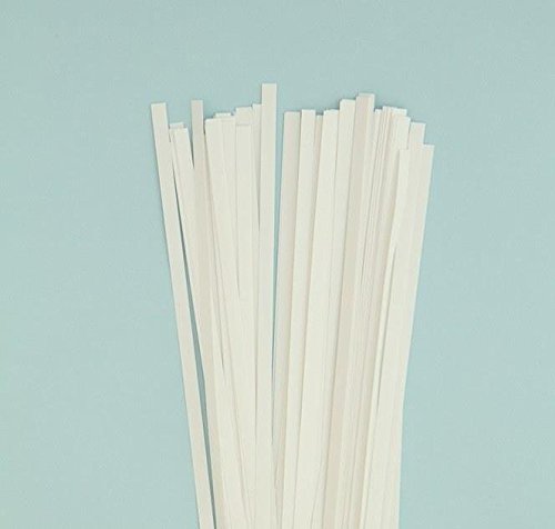 Karen Marie Klip: Quilling Papierstreifen Ivory, 3x450mm, 120 g/m2, 100 Streifen von Karen Marie Klip Papirmuseets By A/S