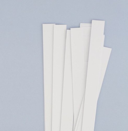 Karen Marie Klip: Quilling Papierstreifen Natur Weiß, 15x450mm, 120 g/m2, 40 Streifen von Karen Marie Klip Papirmuseets By A/S