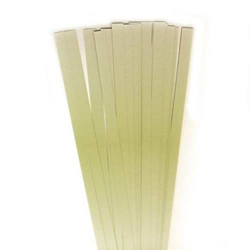 Karen Marie Klip: Quilling Papierstreifen Vert, 10x450mm, 120 g/m2, 60 Streifen von Karen Marie Klip Papirmuseets By A/S