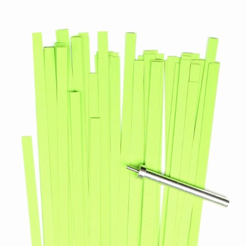 Karen Marie Klip: Quilling Papierstreifen lime, 5x450mm, 120 g/m2. 80 Streifen Karen Marie Klip: Quilling Papierstreifen lime, 5x450mm, 120 g/m2. 80 Streifen von Karen Marie Klip