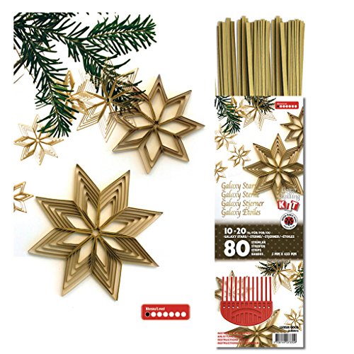 Karen Marie's Galaxy Stars Quilling Kit, gold von Karen Marie Klip