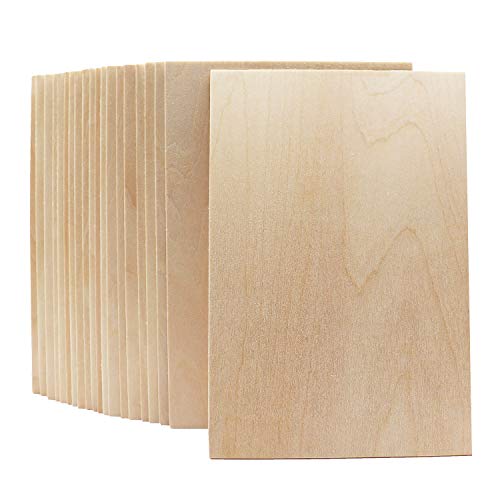 100 Stück Holzplatten, 150 x 100 x 2 mm, unlackiertes Sperrholz, Lindenholz, für architektonische Modellbau, Holzbrennprojekte und andere Bastelarbeiten 100 Stück Holzplatten, 150 x 100 x 2 mm, unlackiertes Sperrholz, Lindenholz, für architektonische Modellbau, Holzbrennprojekte und andere Bastelarbeiten von Karida