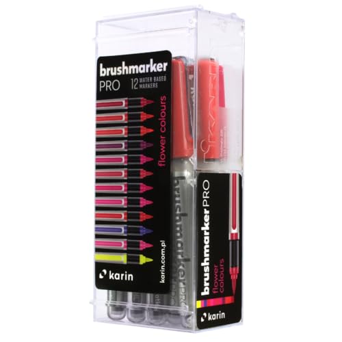 KARIN Brushmarker PRO 12 Flower Colours Set. KARIN Brushmarker PRO 12 Flower Colours Set. von Karin