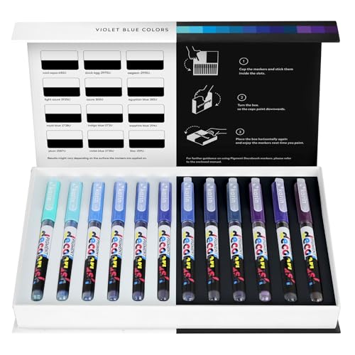 KARIN decobrush Violet-Blue Colors Collection, KAR29C5, Blau von Karin