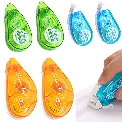6 Stück Kleberoller, Doppelseitiges Klebeband Roller Glue Tape Roller Fotokleber Doppelseitig Kleberoller Permanent Adhesive Tape Roller für Kartenherstellung, Sammelalben, Scrapbook, Basteln 6 Stück Kleberoller, Doppelseitiges Klebeband Roller Glue Tape Roller Fotokleber Doppelseitig Kleberoller Permanent Adhesive Tape Roller für Kartenherstellung, Sammelalben, Scrapbook, Basteln von Karjiaja