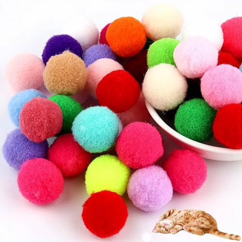 200 Stück Bunte Pompons zum Basteln Filzkugeln - 3cm Pompons Bunt, Pompoms für Konfetti Kostüm Handwerk Herstellung, Party Deko für Girlanden, Quasten, Haarschmuck 200 Stück Bunte Pompons zum Basteln Filzkugeln - 3cm Pompons Bunt, Pompoms für Konfetti Kostüm Handwerk Herstellung, Party Deko für Girlanden, Quasten, Haarschmuck von Karkar