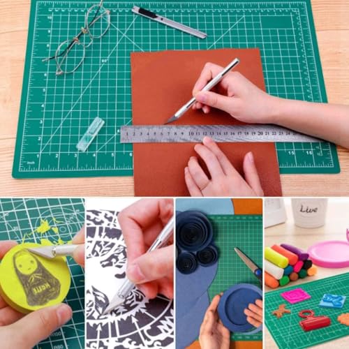 Schneidematte A3 Cutting Mat - Double Sided Self Healing Sewing Mat, Schneidematte Selbstheilend, Bastelunterlage Schnittfest, Schneideunterlage zum Nähen Schneidematte A3 Cutting Mat - Double Sided Self Healing Sewing Mat, Schneidematte Selbstheilend, Bastelunterlage Schnittfest, Schneideunterlage zum Nähen von Karkar
