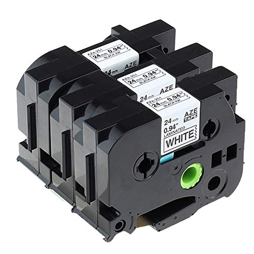 Etiketten für Brother Tze251 Tze-251 Tze-251 für Brother P Touch Pt E500VP P900W P950NW D600VP P750W H500LI P700 7600 2730 24 mm x 8 m Etiketten für Brother Tze251 Tze-251 Tze-251 für Brother P Touch Pt E500VP P900W P950NW D600VP P750W H500LI P700 7600 2730 24 mm x 8 m von Karl Aiken