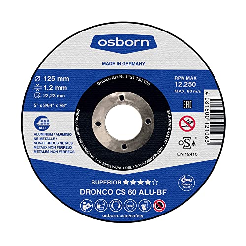 Karl Dahm Metallsägeblatt für Aluminium und NE-Metalle Ø 125 mm l Profi Sägeblatt für Winkelschleifer mit 115 mm Durchmesser l Saubere und schnelle Schnitte ohne Zuschmieren der Schneidflächen – 12098 Karl Dahm Metallsägeblatt für Aluminium und NE-Metalle Ø 125 mm l Profi Sägeblatt für Winkelschleifer mit 115 mm Durchmesser l Saubere und schnelle Schnitte ohne Zuschmieren der Schneidflächen – 12098 von Karl Dahm