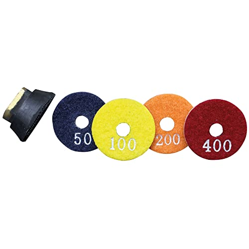 Karl Dahm Schleifscheiben Set Ø 50 mm inkl. Klettaufnahmeteller I Ideal zum Nass- und Trockenschleifen von Fliesen, Feinsteinzeug Naturstein, Granit, Marmor, Beton uvm I Mini Schleifmittel – 50489 Karl Dahm Schleifscheiben Set Ø 50 mm inkl. Klettaufnahmeteller I Ideal zum Nass- und Trockenschleifen von Fliesen, Feinsteinzeug Naturstein, Granit, Marmor, Beton uvm I Mini Schleifmittel – 50489 von Karl Dahm