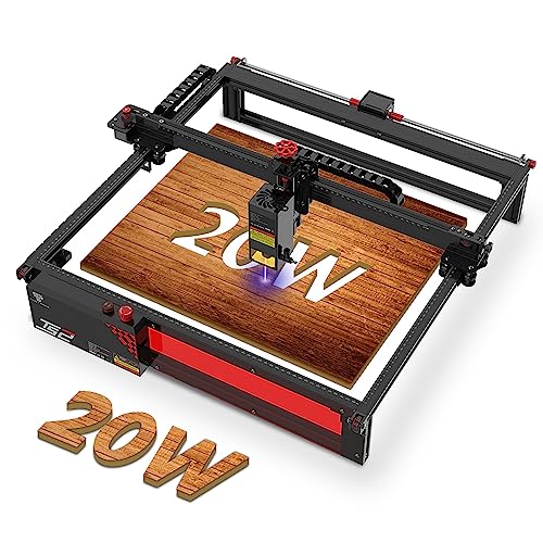 Karlak TS2-20W gravierer Professionelle Graviermaschine Autofokus mit Luftunterstützung 410 mm * 410 mm Großer Gravurbereich Komprimierte Spot-Technologie 20 W leistungsunterstützung von Karlak