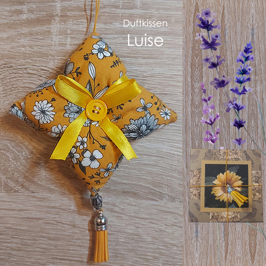 Lavendelkissen | Geschenkbox + Duftkissen Mit Lavendel - Luise Liebevoll Handgemachtes Aromakissen Kleines Geschenk Lavendelkissen | Geschenkbox + Duftkissen Mit Lavendel - Luise Liebevoll Handgemachtes Aromakissen Kleines Geschenk von KarlbergKreativ