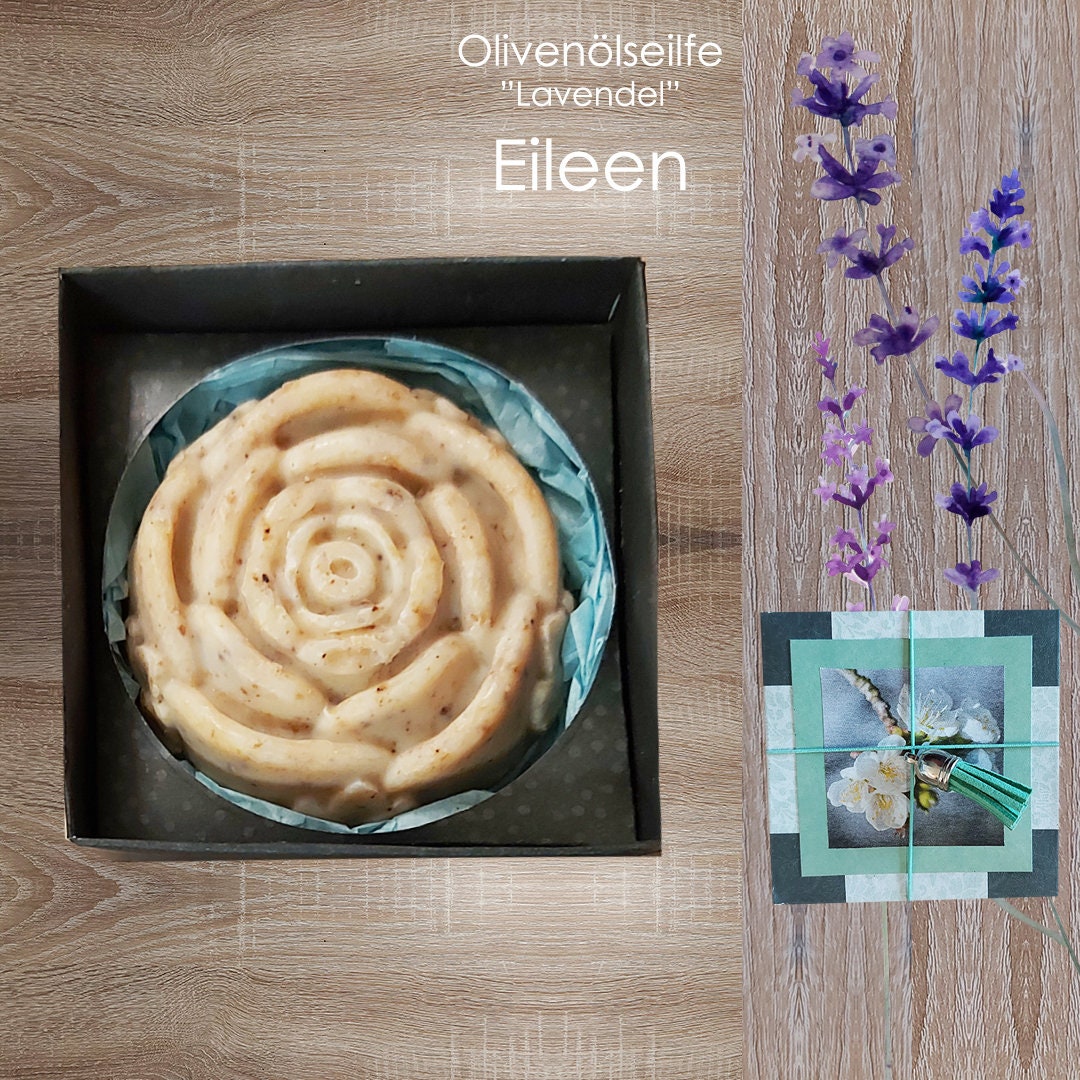 Olivenölseife | Geschenkbox + "Lavendel" - Eileen Natürliche, Kaltgerührte, Rustikale Motivseife Kleines Geschenk Olivenölseife | Geschenkbox + "Lavendel" - Eileen Natürliche, Kaltgerührte, Rustikale Motivseife Kleines Geschenk von KarlbergKreativ