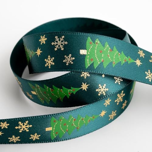 Weihnachtsbaum-Satinband, 16 mm, 5 m Länge von Karma Krafts