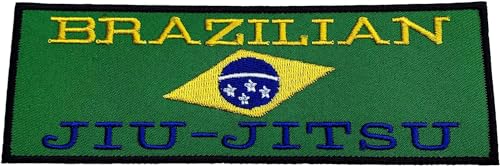 Brasilianischer Jiu Jitsu-Aufn?her (15,2 cm) bestickt, zum Aufb?geln oder Aufn?hen von Karma Patch