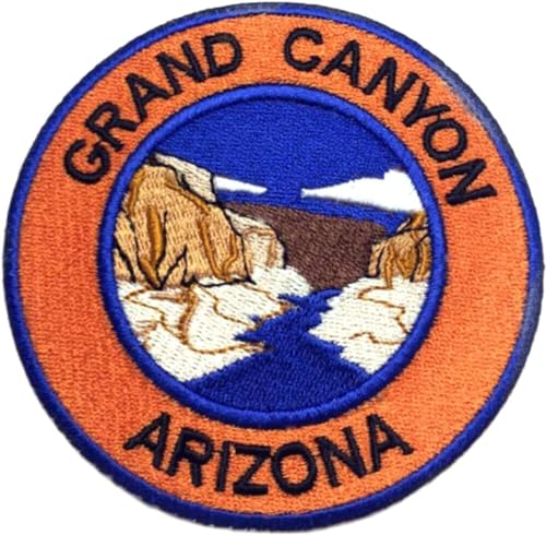 Grand Canyon Arizona Aufnäher (90 mm) bestickt zum Aufbügeln/Aufbügeln/Aufbügeln/Aufnähen/Aufnähen/Aufbügeln/Aufnähen/Aufnäh von Karma Patch