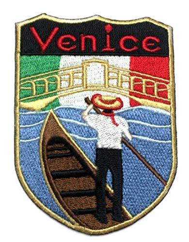 Karma Patch Venedig Italien Aufnäher (85 mm) Bestickt zum Aufbügeln/Aufnähen von Homry