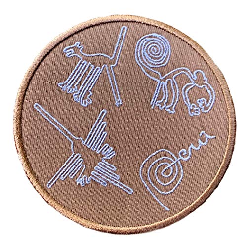 Nazca-Linien Peru Patch Bestickt Eisen/Nähen auf Badge Inca Trail geoglyphs Souvenir Aufnäher Karte Nazca-Linien Peru Patch Bestickt Eisen/Nähen auf Badge Inca Trail geoglyphs Souvenir Aufnäher Karte von Karma Patch