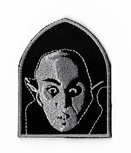 Zählen orlock Patch DIY Nähen oder Bügeln bestickt auf Badge Aufnäher Horror Film Vampire Souvenir Nosferatu Dracula Kostüm Retro Blatt von Karma Patch